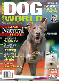 Image of Dog World Magazine, March 2010